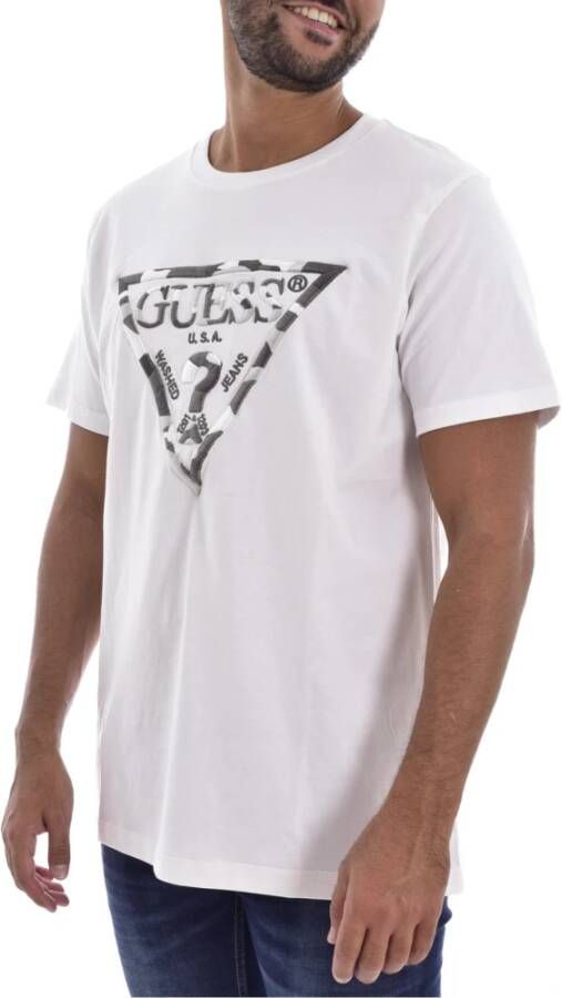 Guess Driehoek Logo T Shirt
