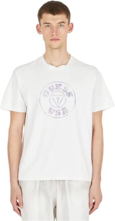 Guess Shirts Wit Heren