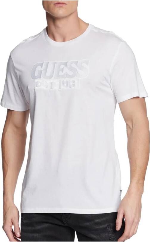 Guess T Shirt Met Geborduurd Logo