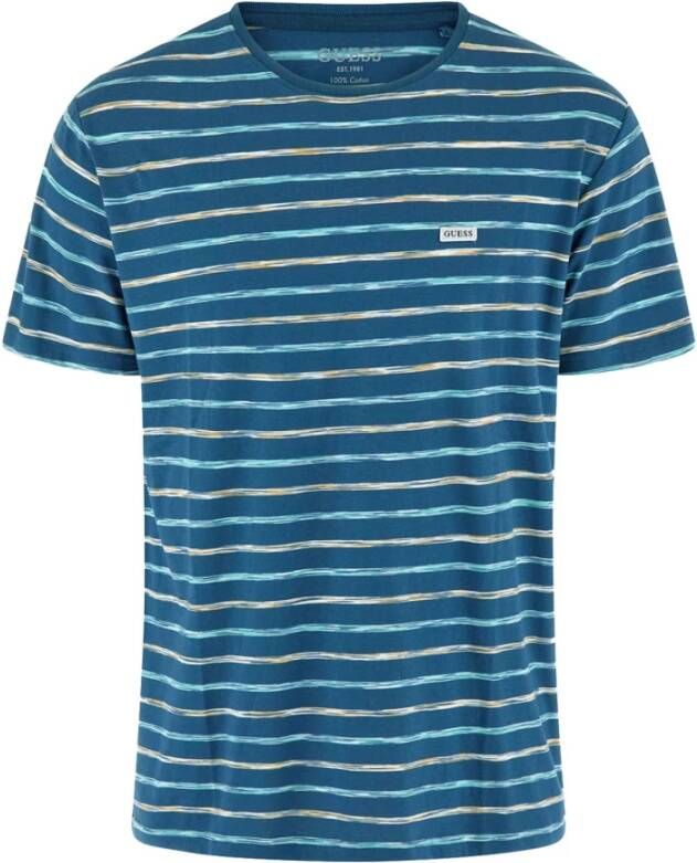 Guess T Shirt All Over Gestreept