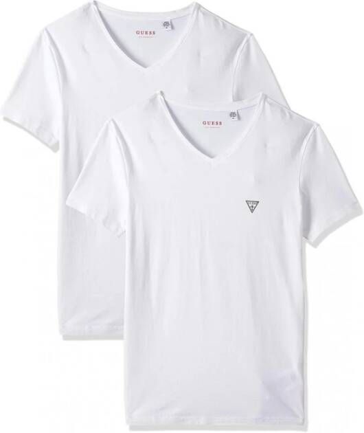 Guess Bipack 2 tee shirts stretch , Wit, Heren