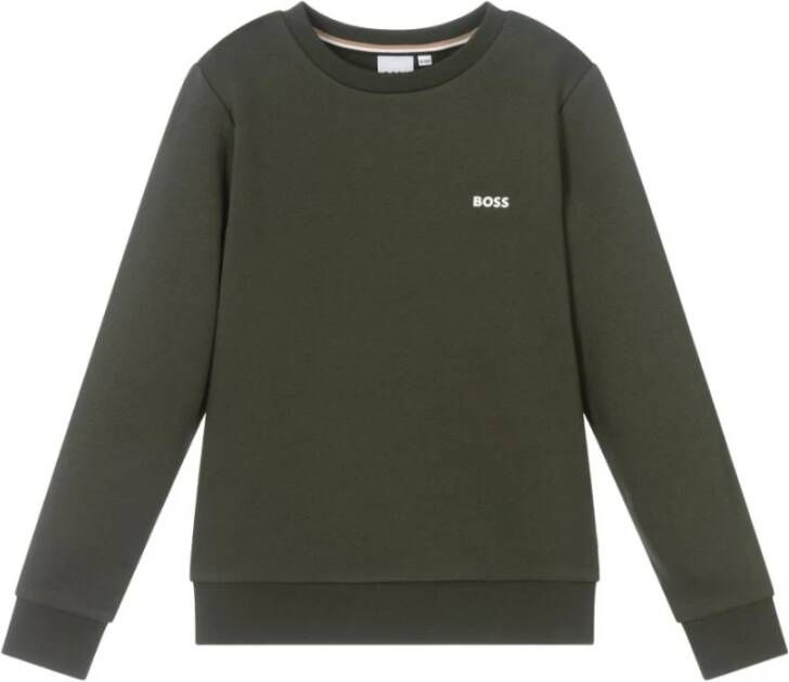 Hugo Boss Sweaters Groen Heren