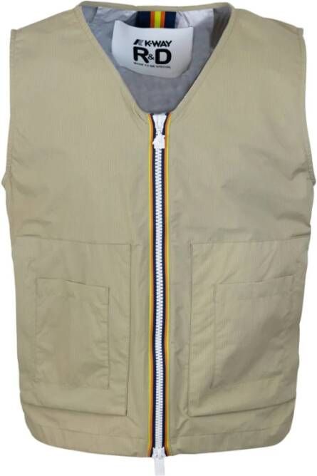 K-way K Way Bodywarmers Beige Heren