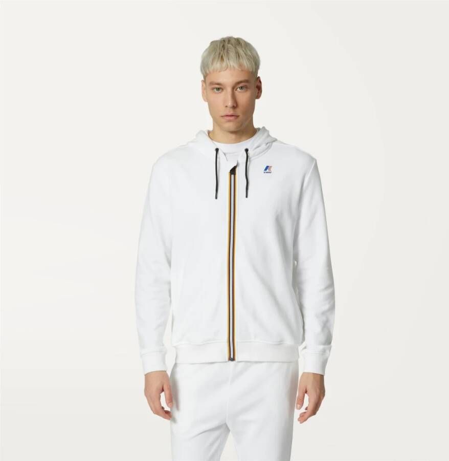 K-way K Way Hoodies & sweatvesten Wit Heren
