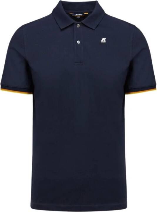 K-way Polo Shirts K Way, Blauw, Heren