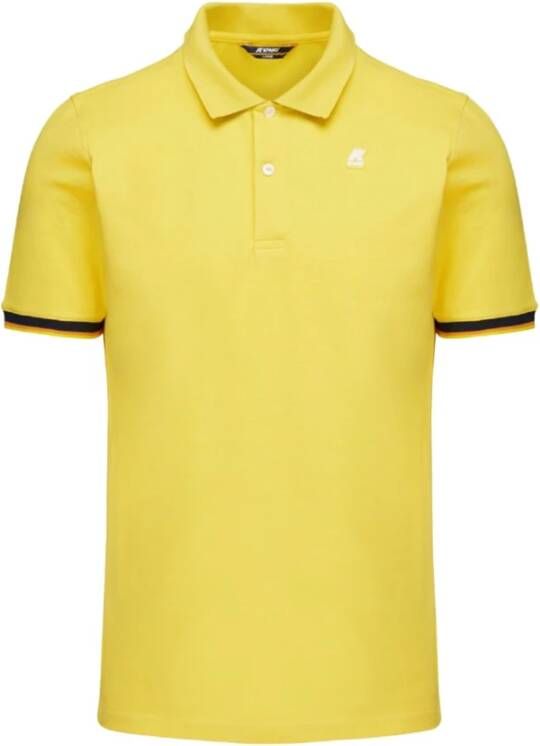 K-way Polo Shirts K Way, Geel, Heren
