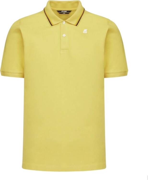 K-way Polo Shirts K Way, Geel, Heren