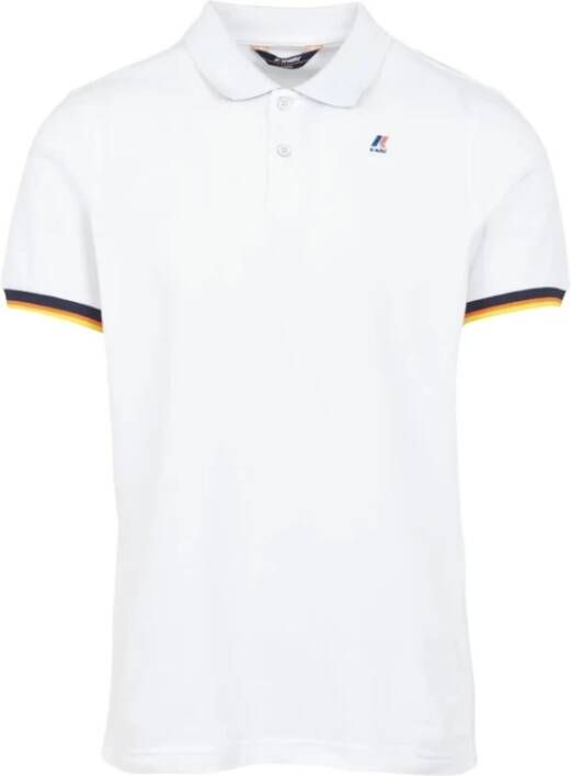 K-way Polo Shirts K Way, Wit, Heren