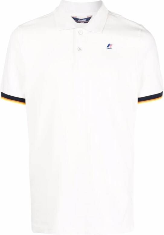 K-way K Way T shirts and Polos White K Way, Wit, Heren