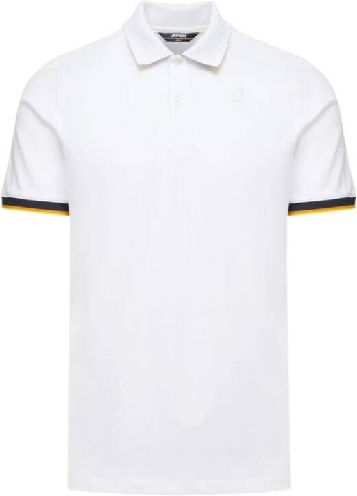 K-way Polo Shirts K Way, Wit, Heren