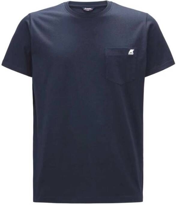K-way K Way Shirts Blauw Heren