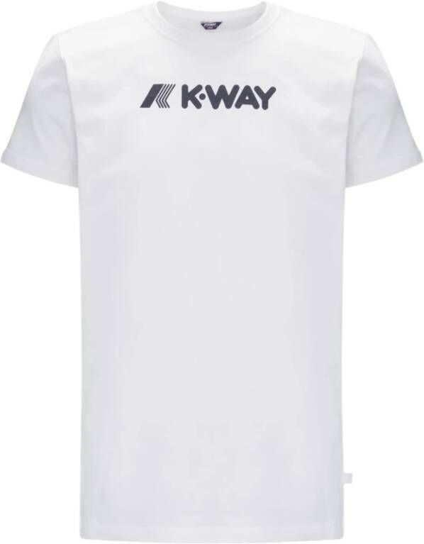 K-way K Way T shirts print Wit Heren