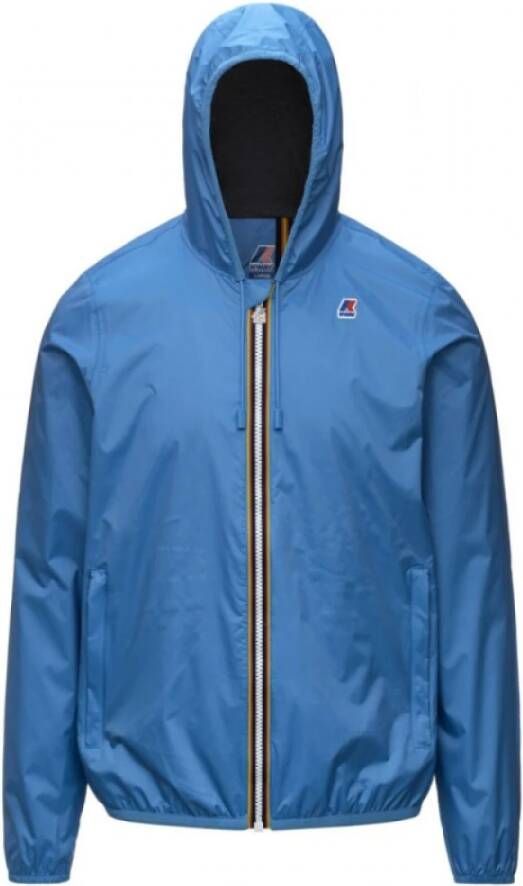 K-way Jacques Nylon Jersey Kids Smoked Jacket K Way, Blauw, Heren