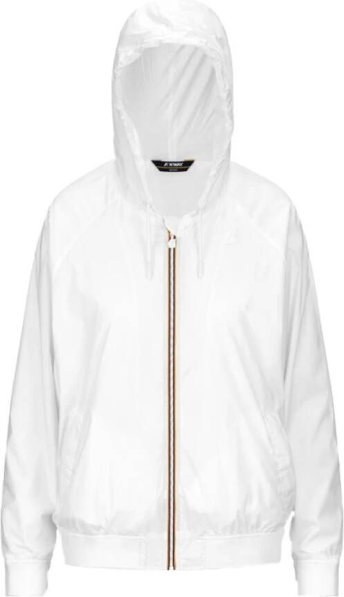 K-way Felpa In tessuto Tecnico Lydie NY Stretch Donna K Way, Wit, Dames