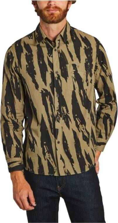 Kenzo Casual Overhemden Bruin Heren