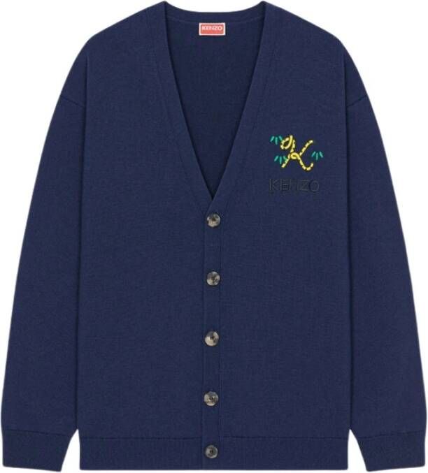 Kenzo Gebreide kleding , Blauw, Heren