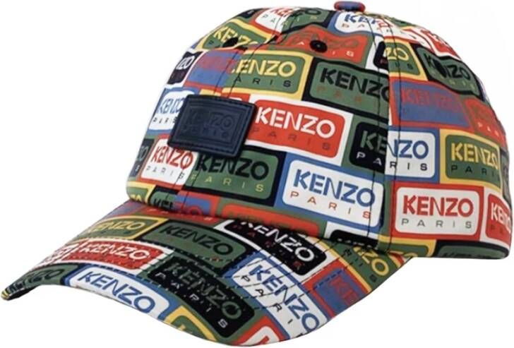 Kenzo Baseball cap with logo , Groen, Heren