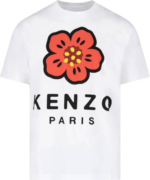 Kenzo T Shirts , Wit, Heren