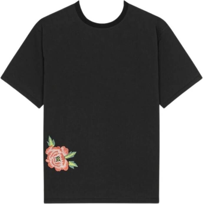 Kenzo Grafisch zeasonaal oversize T shirt , Zwart, Heren