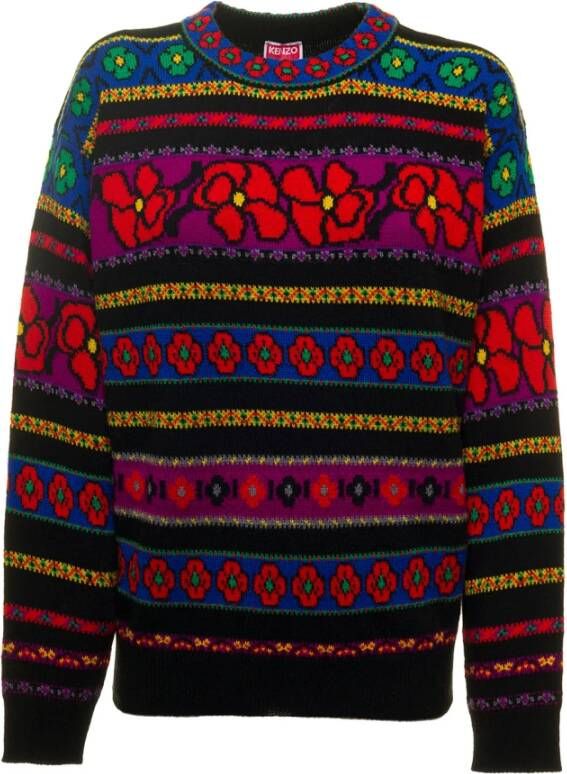 Kenzo Round neck Knitwear , Rood, Dames