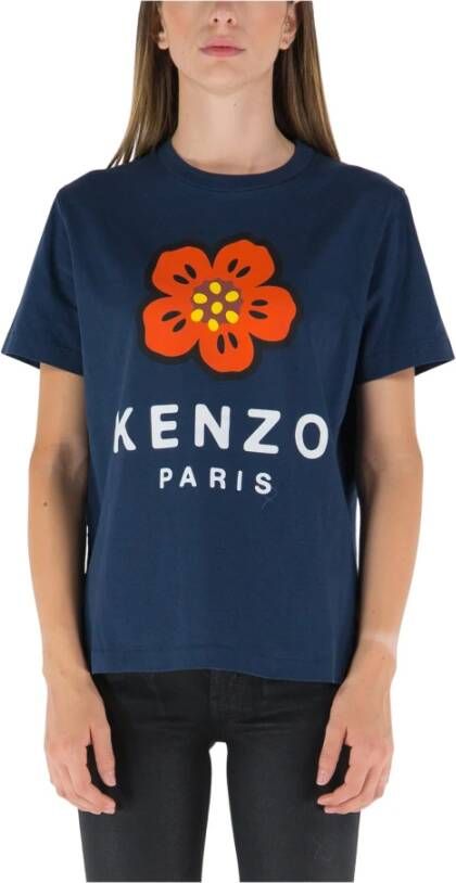 Kenzo T shirt Boke Flower Taille L, Couleur Presta Bleu, Bestseller 25 , Blauw, Dames