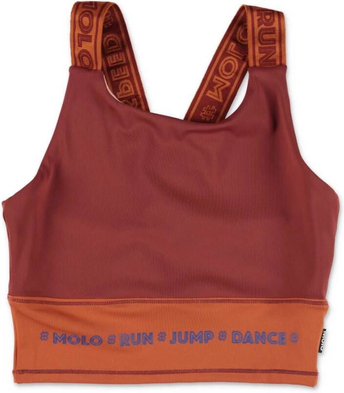 Molo Mouwloze tops Rood Dames