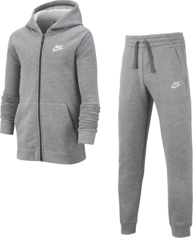 Nike NSW Core BF Joggeset Kinderen Carbon , Grijs, Heren