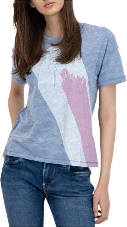 PATRIZIA PEPE Jeans Women's T shirt , Grijs, Dames