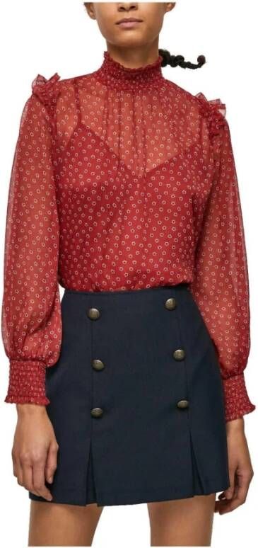 Pepe Jeans Blouses Rood Dames