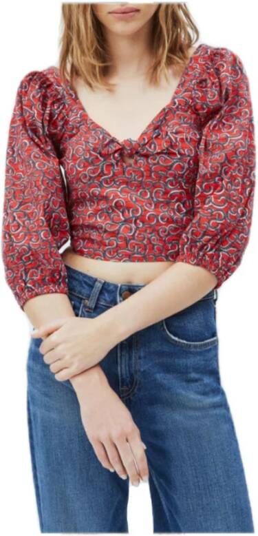 Pepe Jeans Blouses Rood Dames