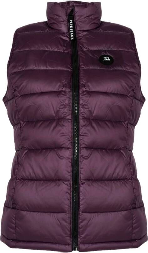 Pepe Jeans Bodywarmers Paars Dames