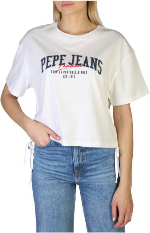 Pepe Jeans T shirt cara_pl505151 , Wit, Dames