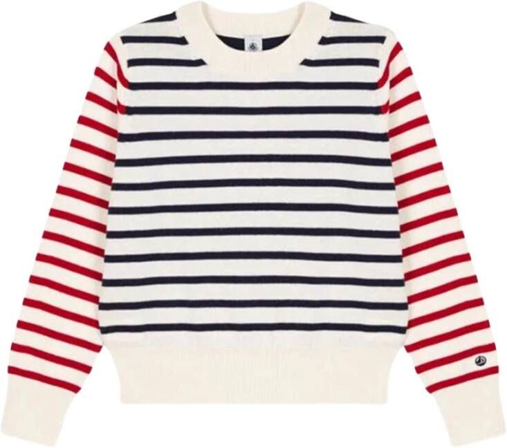 Petit Bateau Cabotin trui , Wit, Dames