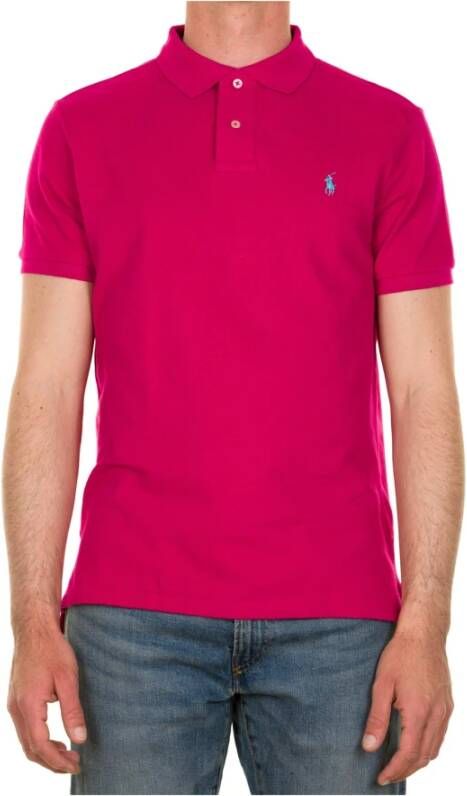 Ralph Lauren Custom slim fit polo van piqu&#xE9; katoen