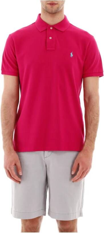 Ralph Lauren Slim fit polo van piqu&#xE9, katoen met logo
