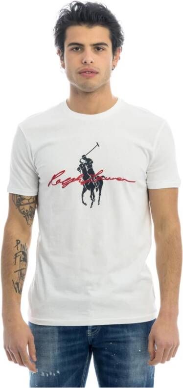 Polo Ralph Lauren Trui t shirt , Wit, Heren
