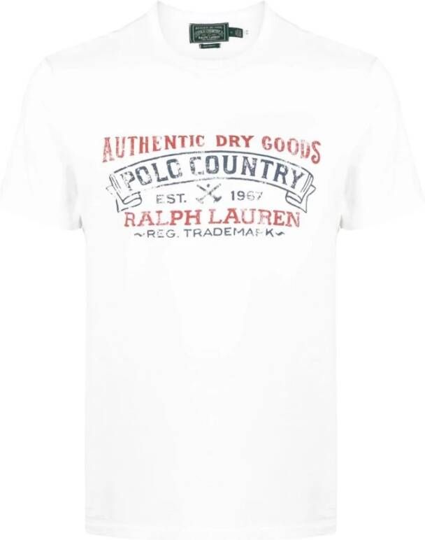 Ralph Lauren T Shirts , Wit, Heren