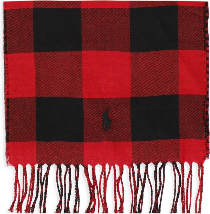 Ralph Lauren Wintersjaal , Rood, Heren