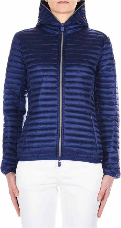 Save The Duck Gewatteerde capuchon Iris X , Blauw, Dames