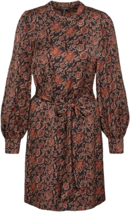 Scotch & Soda Vestido Mini Estampado , Bruin, Dames