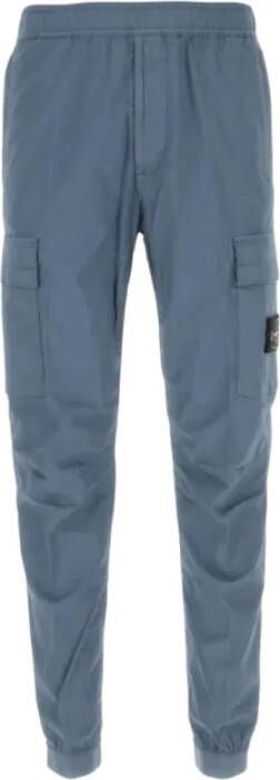Stone Island Slim fit broek , Blauw, Heren