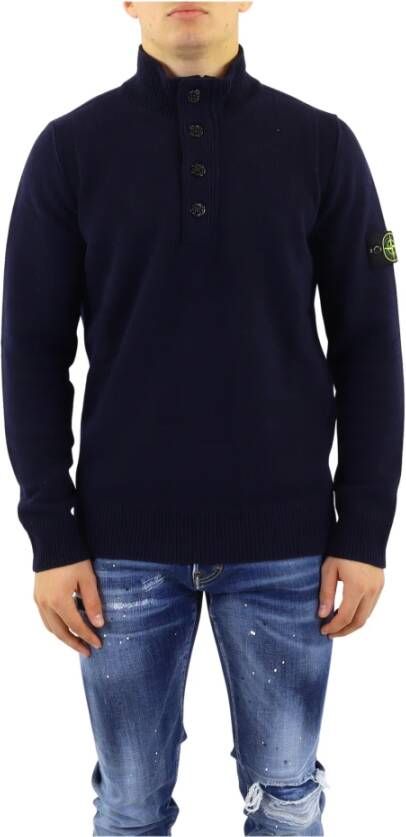 Stone Island Gilets Blauw Heren