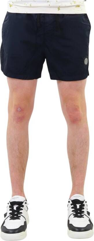 Stone Island Casual korte broek , Blauw, Heren