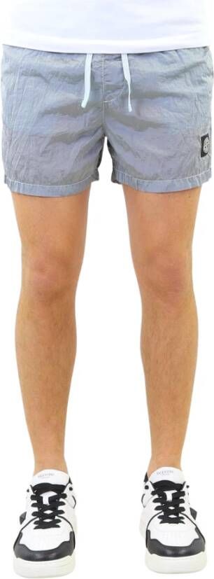Stone Island Casual korte broek , Grijs, Heren