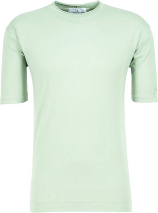 Stone Island T shirts , Groen, Heren