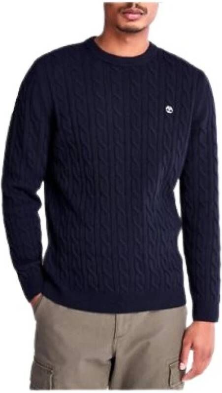 Timberland Ronde hals gekweek , Blauw, Heren