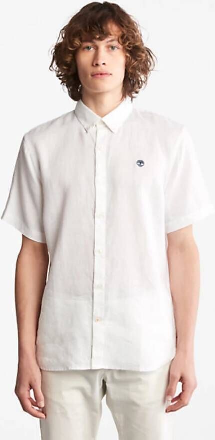 Timberland Korte mouwen Overhemden Wit Heren