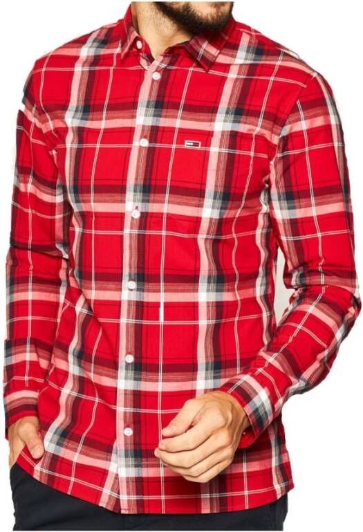 Tommy Hilfiger Alledaagse t shirts , Rood, Heren