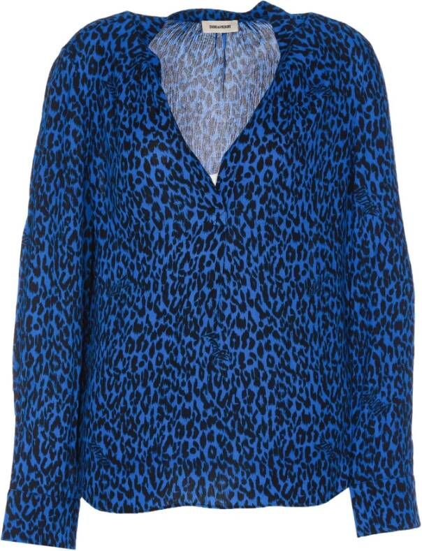 Zadig & Voltaire Longsleeve shirts Blauw Dames