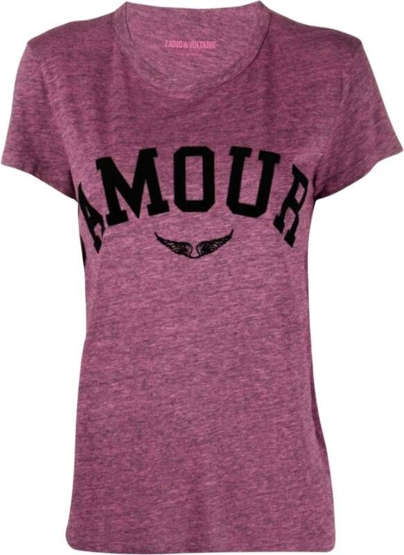 Zadig & Voltaire T shirts Roze Dames